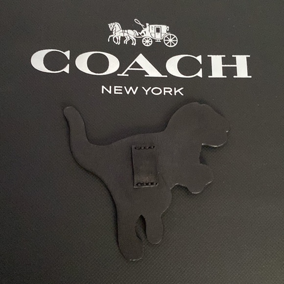 Rare Coach Rexy Dinosaur Green Leather Patch Sneaker Shoe FOB Mascot Limited - Picture 5 of 5